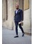 Sivri Yaka Kruvaze Slim Fit Takım Elbise 2