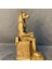 El Yapımı 2'li Anubis Figürü Dekoratif Biblo - 7 x 24 cm 2