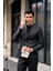 Sivri Yaka Kruvaze Slim Fit Takım Elbise 1
