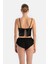 Siyah Payetli Crop Top 2