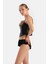 Siyah Payetli Crop Top 3