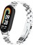 Xiaomi Mi Band 8 Krd - 04 Metal Kordon - Gümüş 1