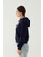 Kapüşonlu Fermuarlı Kadın Sweatshirt 018 2