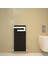 Elvino Bath Alüminyum Havlupan Modern Tasarım Siyah 80X37 cm 1