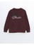 Kids Mürdüm Bisiklet Yaka Erkek Çocuk Kalın Sweatshirt 4