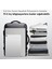 Infinitely Genişletilebilir Çoklu Bölmeli Laptop Giysi Gri Renk Sırt Çantası G1_MR9993_KR07 4