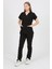 Daisy V Yaka Siyah Unisex Uniforma (Likralı) 2xs - Takım - Hayır İsim Yazılmasın 1