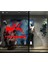 Tekno Trust Kırmızı Yılbaşı Süslemeleri Geyikler Sticker Çıkartma 85X100CM - 3