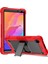 Huawei Matepad T8 Kırmızı + Siyah Için Silikon + Pc Kılıfı (Yurt Dışından) 1