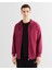 Erkek Bordo Regular Fit Kapüşonlu Logolu Sweatshirt 2037021.558 1