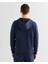 Erkek Lacivert Relaxed Fit Kapüşonlu Logolu Sweatshirt 2524345T.410 2