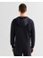 Erkek Siyah Relaxed Fit Kapüşonlu Logolu Sweatshirt 2524345T.5 2