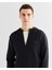 Erkek Siyah Relaxed Fit Kapüşonlu Logolu Sweatshirt 2524345T.5 5