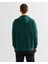 Erkek Yeşil Relaxed Fit Kapüşonlu Logolu Sweatshirt 2524338T.374 2