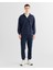 Erkek Lacivert Relaxed Fit Yarım Fermuarlı Sweatshirt 2524340T.410 3