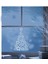 Tekno Trust Yıldızlar ile Oluşturulmuş Yılbaşı Ağacı Süslemesi 76X115 cm - Beyaz 3