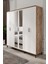 Ücretsiz Montaj - % 100 MDF Paris 6 Kapaklı Gardırop - MDF Dolap - Elbise Dolabı 1