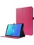 Huawei Matepad T 10S Için 2 Katlanır Pu Deri Kılıf Gülkırmızı (Yurt Dışından) 1