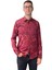 Uzun Kol Regular Fit Pamuk Hermes Model Erkek Gömlek (Bordo) 1