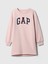 Kız Çocuk Pembe Gap Logo Vintage Soft Sweatshirt Elbise 2