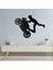 Motorsikletli Adam Duvar Stickeı 4