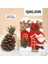 Tekno Trust Yılbaşı Yeni Yıl Dekoratif Işıklı Ev Noel Baba Kozalaklı Dekoratif Obje Chrismast Süs Kırmızı Renk 2