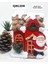 Tekno Trust Yılbaşı Yeni Yıl Dekoratif Işıklı Ev Noel Baba Kozalaklı Dekoratif Obje Chrismast Süs Kırmızı Renk 3
