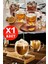 Çift Camlı Çift Cidarlı Cam Kupa 250 ml Ev Ofis Fincanı Çift Katlı Isı Yalıtımlı 1