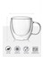 Çift Camlı Çift Cidarlı Cam Kupa 250 ml Ev Ofis Fincanı Çift Katlı Isı Yalıtımlı 2