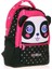 Kids&Love Rubber Cute Face Panda Okul Çantası ve Kalem Çantası 2'li Set 2