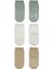 Nessiworld Bistyle Basic Kaymaz Penye Soket Çorap 3'lü BS10106 Nil Ekru Bej 2