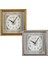 Galaxy Vf-01 Kare Simli Yaldızlı Allah Kadran Duvar Saati 40 x 40 cm (4767) 1