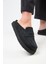 (Ziva) Kadın Loafer Platform Antrasit Terlik 1