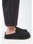 (Ziva) Kadın Loafer Platform Antrasit Terlik 2
