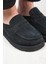 (Ziva) Kadın Loafer Platform Antrasit Terlik 4