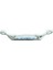 Miray 128 mm Metal Beyaz Kasa Beyaz Mavi Çiçek Desenli / 5 Adet 4