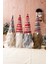 Tekno Trust 4’lü Gnome Neol Dekorasyon Seti Sevimli Peluş Noel Baba Gnome Set 2