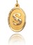 0.25 Gram 14 Ayar Altın S Harf Kolye Ucu 1