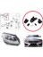 BHL580-2 Mercedes C Class W205 C205 S205 A205 2013-2023 A2058200414 Için Sağ Ön Far Ayak Tamir Seti 3