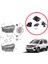 BHL578-1 Peugeot Rifter Partner K9 2018-ON 9824199280 Için Sol Ön Far Ayak Tamir Seti 3