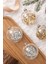 New Year Yılbaşı 4'lü Kar Taneli Top Ağaç Süsü Gold ve Silver 8 cm 2
