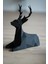 19 cm 2'li Siyah Geyik Biblo, Geyik Figürlü Modern Dekoratif Biblo, Pinterest Biblo 2