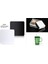 2 Ledli 23 x 24 cm 6 Fonlu Fotograf Ürün Çekim Çadırı Light Box + Siyah Beyaz Akrilik Yansıtıcı Zemin 2