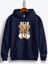 Teddy Bear Hug Baskılı Kapüşonlu Sweatshirt 1