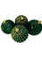 Yılbaşı Topu 8 cm Kadife 4'lü Yeşil Süs 3