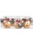 Tekno Trust Yılbaşı Ağaç Süsü Çıngıraklı Yılbaşı Topu 3'lü Set Gold 8 Cm. 2