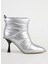 Gümüş Kadın Topuklu Bot KP2825 1