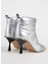 Gümüş Kadın Topuklu Bot KP2825 3
