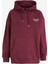 Kapüşon Yaka Baskılı Bordo Kadın Sweatshırt 251 Lcf 241010 Kındy Bordo 1
