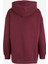 Kapüşon Yaka Baskılı Bordo Kadın Sweatshırt 251 Lcf 241010 Kındy Bordo 2